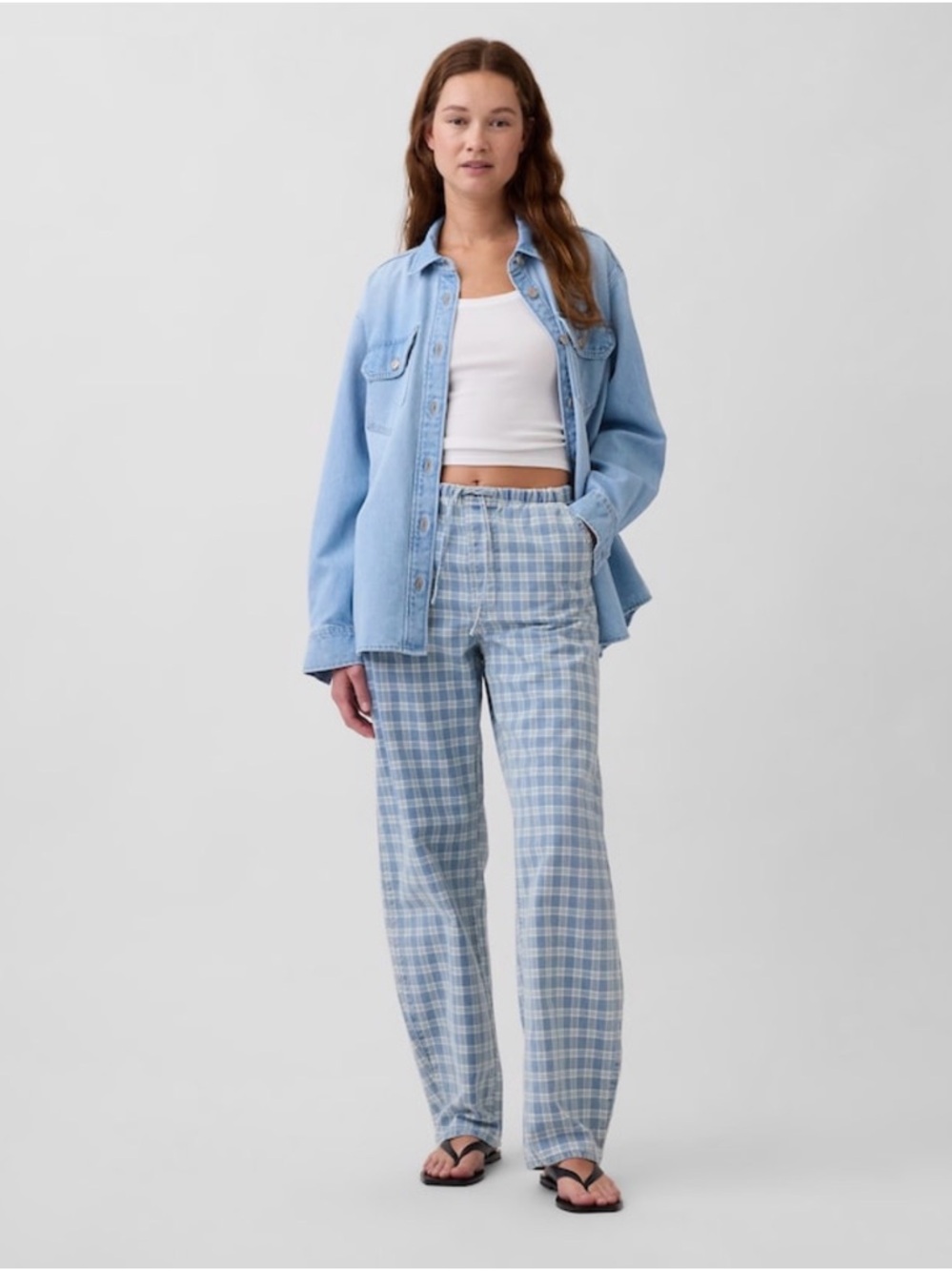 Gap High Rise Easy Barrel Jeans